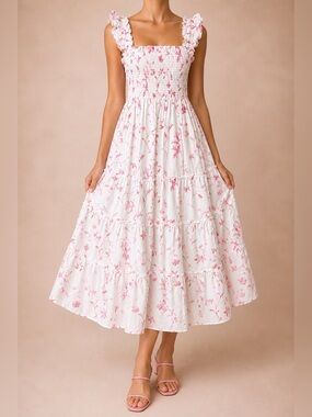 Hill House | Dresses | Rare Hill House Ellie Nap Dress Pink Hydrangea L Nwt  | Poshmark